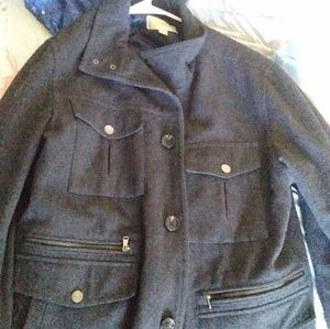 Michael Kors Men Gray Peacoat